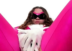 Dp loving close up hoe uses toys