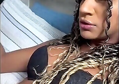 My trans friend caught me having sex with my boyfriend, I already invited her to join in the fun
