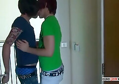 Deano Starlet and Lucas Price get wild with each other's big cocks and dirty talk in a hot emo sex tape