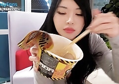 Curvy Chinese girl with big boobs ready to show off her assets