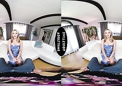 POV Hawt Large Titties Golden-haired Rides Your Jock