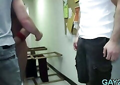 Gay man blindfolded & fucked