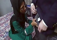 Teen caught jerking Desperate Arab Woman Fucks For Money