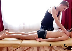 Robbie Kasl dicks Yuri Adamov from behind hand and fast