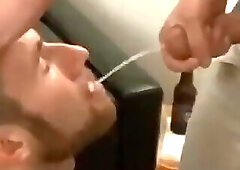 Cum whore loves being surrounded by big dicks