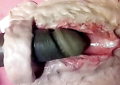 Big black cock in tight white arsehole claymotion animation