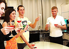 Russian orgy New Yers Eve party