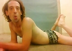 Fuckable Transgirl Vaping After 9+ Months HRT w/Moist Butt & Ribald Cute Feet