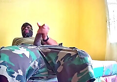 Experiencing Ultra-Kinky Leads To Spunky ten Mins Of Milking Off & Jizz (Military Boy)