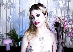 Wearing elegant ebony gloves and bright red lipstick, I light my lengthy 100s cigarette and smoke it with the almost all fleshly and professional styl