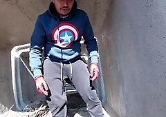 Jerked off, huge ball, open my ass