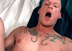 Free massage turns wild as Roman gets pounded hard for cash