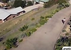 Moka Mora masterfully sucks cock in the couch