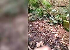 AI sissy fastened up in a forest for use