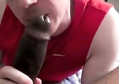 Sucking His Big Black Cock