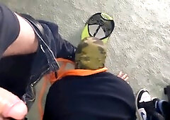 Straight Kurdish top Azad shows off his cock, way better than any toy