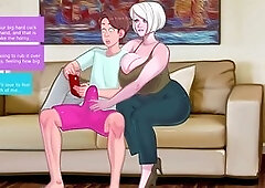 SexNote Lydia's full animated compilation featuring all the steamy scenes from the hot grandma game