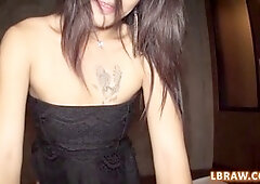 Thai transgender goddess Kita gets wild bareback action