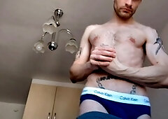 Intense focus on the hairy chest, nipples, and armpit of a mature and hairy daddy