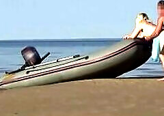Lady Tourist and Boatman two