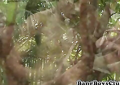 Self sucking threeway amateur taste own cum