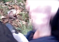 Outdoor Wank In German Public Park 2