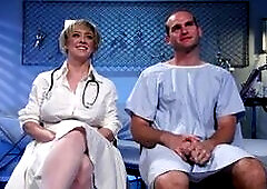 Nurse is really a mistress of the lab