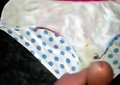 cumming on steps dirty panties