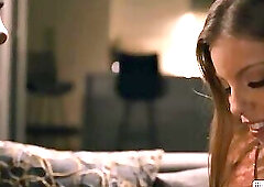 Lesbian babes Britney Amber and Sabina Rouge licking pussies