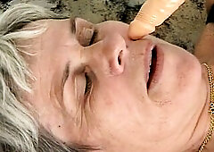 Since grandma has had the sex toy, that babe craves to screw daily