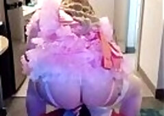 Sissy Annabelle Rides Dildo
