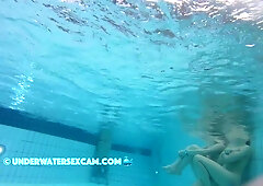 The Two Of Them Just Hang Out Naked In The Pool