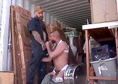 Trenton Ducati, Devin Dixon And Jack Dixon In Horny Stepdaddies Giving Hard Thrusts And Stretching Tight Buttholes