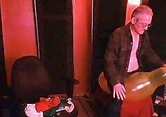 137) Inflation and Jerk Off with 24 inch Balloon