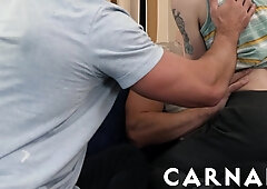 Transcest Strung up DILF Reese Rideout and scorching cousin tag crew FTM youngster