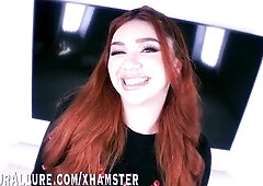 Cute Redhead Cherie Gwendolyn Lights Up the Screen