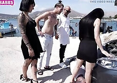 Gabriela and her most excellent ally Inked Succubus have problem with the car ! For their luck a impressive lads will appear to assist 'em ! See 