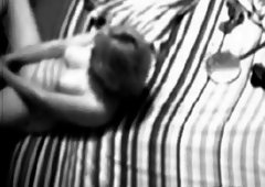 Wank with dildo in ass. Hidden camera