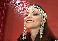 Blonde shemale fucks redhead psychic