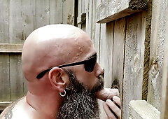 Anon Explosion at Outdoor Gloryhole