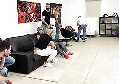Backstage Mega Group-Sex Monika Fox With 7 Weenies Doing Hard DAP, Anal And Many Gulp Pee