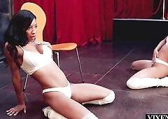 What makes this dance troupe so sensuous? Their sapphic attraction to one another. And as they move with the flow, the energy in the room becomes irre