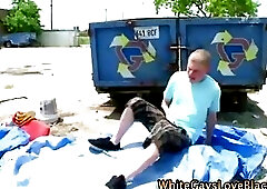 Nasty black gay thug takes dick