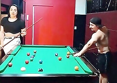 Having sex with this hawt white man's dong and fine butt after winning at pool.