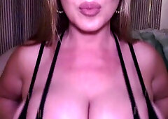 Kianna Dior Bbc Dildo Tit Fuck With Oil JOI Onlyfans Video - Big tits