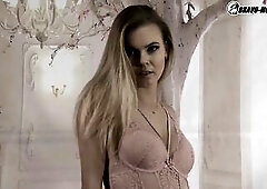 Precious Czech glamour honey make disrobe in daybed in our studio