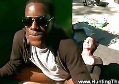 This guy loves getting ass fucked with a white dick