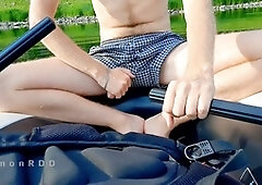 Russian, gay dirty talk, public