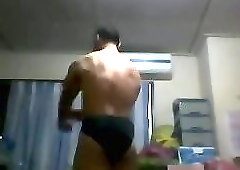 Pro Thailand Butt BB Kongthit Naked Pose & Shower