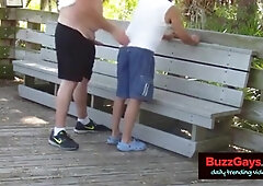 older gays have sex in public park 4